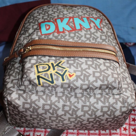 NWT DKNY Casey MD Backpack DKNY InitialsGraffiti or Similar DKNY Back To School main image 10